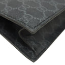 グッチ GUCCI ウェブライン 495559 ブラック×グレー GGスプリームキャンバス 2WAYバッグ シルバー金具 トートバッグ ショルダー 斜め掛け