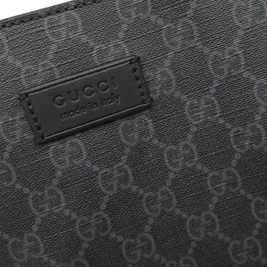 グッチ GUCCI ウェブライン 495559 ブラック×グレー GGスプリームキャンバス 2WAYバッグ シルバー金具 トートバッグ ショルダー 斜め掛け