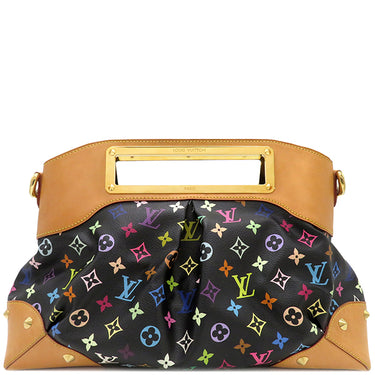 ルイヴィトン LOUIS VUITTON ジュディ GM M40254 ノワール モノグラムマルチカラー 2WAYバッグ ゴールド金具 黒 ショルダー ハンドバッグ