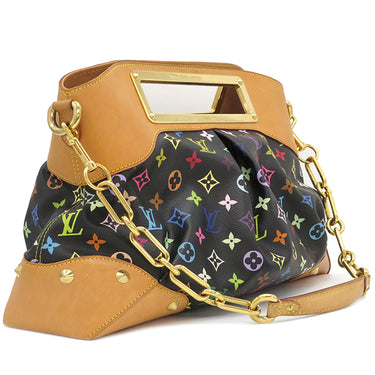 ルイヴィトン LOUIS VUITTON ジュディ GM M40254 ノワール モノグラムマルチカラー 2WAYバッグ ゴールド金具 黒 ショルダー ハンドバッグ