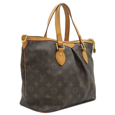 ルイヴィトン LOUIS VUITTON パレルモ PM M40145 モノグラム モノグラムキャンバス ハンドバッグ ゴールド金具 茶 ショルダーストラップ欠品