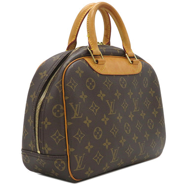ルイヴィトン LOUIS VUITTON トゥルーヴィル M42228 モノグラム モノグラムキャンバス ハンドバッグ ゴールド金具 茶