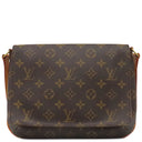 ルイヴィトン LOUIS VUITTON ミュゼットタンゴ ショート M51257 モノグラム モノグラムキャンバス ショルダーバッグ ゴールド金具 茶
