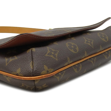 ルイヴィトン LOUIS VUITTON ミュゼットタンゴ ショート M51257 モノグラム モノグラムキャンバス ショルダーバッグ ゴールド金具 茶