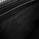 サンローラン SAINT LAURENT ラウンドファスナー長財布 534290  ブラック グレインレザー 長財布 シルバー金具 黒