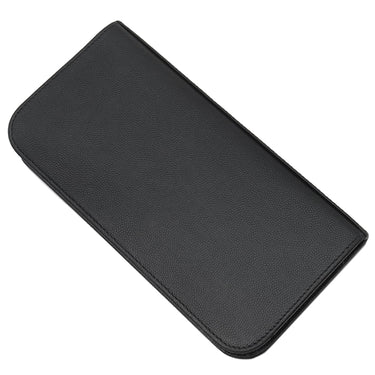 サンローラン SAINT LAURENT ラウンドファスナー長財布 534290  ブラック グレインレザー 長財布 シルバー金具 黒