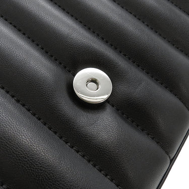 マイケルコース Michael Kors ホイットニー チェーンショルダー 35R4SWHL6U ブラック レザー ショルダーバッグ シルバー金具 黒 キルティング Vステッチ