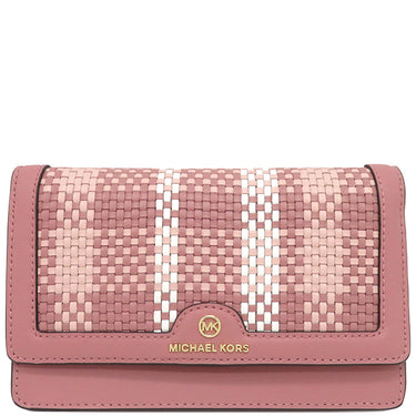 マイケルコース Michael Kors ジェット セット チャーム 32S2GT9C5U ピンク レザー チェーンウォレット ゴールド金具 ショルダー