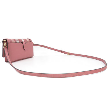 マイケルコース Michael Kors ジェット セット チャーム 32S2GT9C5U ピンク レザー チェーンウォレット ゴールド金具 ショルダー