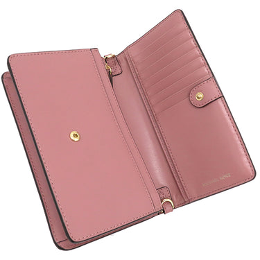 マイケルコース Michael Kors ジェット セット チャーム 32S2GT9C5U ピンク レザー チェーンウォレット ゴールド金具 ショルダー