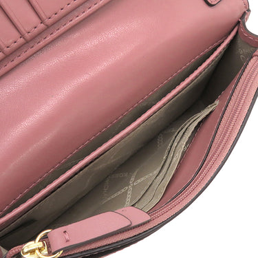 マイケルコース Michael Kors ジェット セット チャーム 32S2GT9C5U ピンク レザー チェーンウォレット ゴールド金具 ショルダー