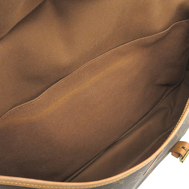 ルイヴィトン LOUIS VUITTON ソミュール 43 M42252 モノグラム モノグラムキャンバス ショルダーバッグ ゴールド金具 茶