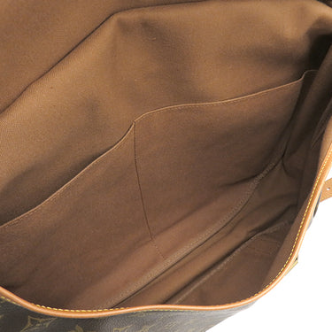 ルイヴィトン LOUIS VUITTON ソミュール 43 M42252 モノグラム モノグラムキャンバス ショルダーバッグ ゴールド金具 茶