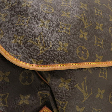 ルイヴィトン LOUIS VUITTON ソミュール 43 M42252 モノグラム モノグラムキャンバス ショルダーバッグ ゴールド金具 茶