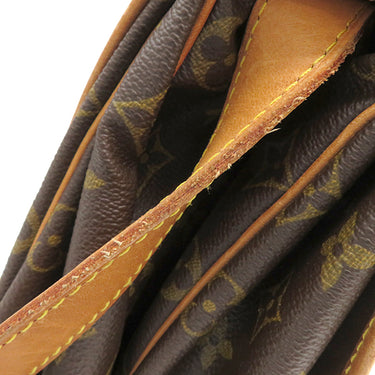 ルイヴィトン LOUIS VUITTON ソミュール 43 M42252 モノグラム モノグラムキャンバス ショルダーバッグ ゴールド金具 茶