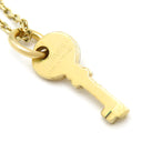 エルメス HERMES アミュレット パドロック GM ブラウン×ゴールド GP バッファローホーン ネックレス ゴールド金具 パドロックモチーフ 鍵モチーフ