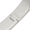 エルメス HERMES クリックHH PM ブラックXシルバー メタル エナメル ブレスレット シルバー金具 Hブレス