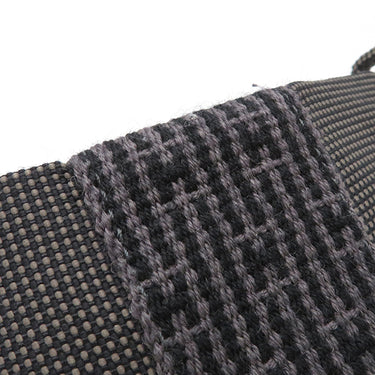 エルメス HERMES エールライン ポシェット グレー キャンバス ショルダーバッグ