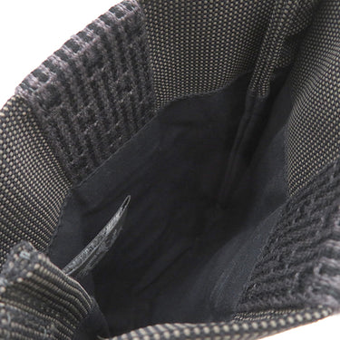 エルメス HERMES エールライン ポシェット グレー キャンバス ショルダーバッグ