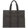 エルメス HERMES エールライントート GM  グレー キャンバス トートバッグ シルバー金具 鍵・カデナ欠品