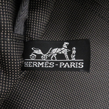 エルメス HERMES エールライントート GM  グレー キャンバス トートバッグ シルバー金具 鍵・カデナ欠品