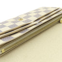 ルイヴィトン LOUIS VUITTON ポルトフォイユ サラ N63208 ダミエアズール ダミエアズールキャンバス 長財布 ゴールド金具 白 二つ折り