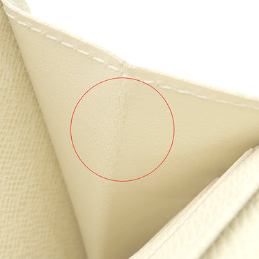 ルイヴィトン LOUIS VUITTON ポルトフォイユ サラ N63208 ダミエアズール ダミエアズールキャンバス 長財布 ゴールド金具 白 二つ折り