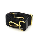 プラダ PRADA カナパ ミニ トートバッグ B2439G ブラック デニム 2WAYバッグ ゴールド金具 黒 三角ロゴプレート ハンドバッグ ショルダー