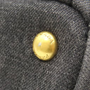プラダ PRADA カナパ ミニ トートバッグ B2439G ブラック デニム 2WAYバッグ ゴールド金具 黒 三角ロゴプレート ハンドバッグ ショルダー