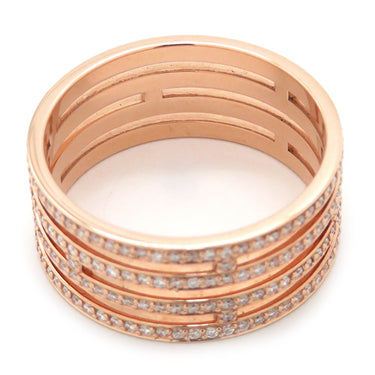 エルメス HERMES アリアンヌ GM パヴェダイヤ H119697B ローズゴールド K18PG ダイヤモンド #55(JP15) リング 指輪 ピンクゴールド 273石 15号