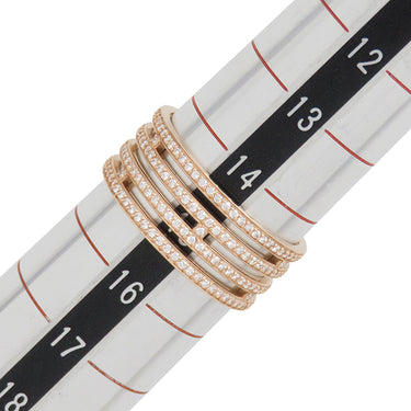 エルメス HERMES アリアンヌ GM パヴェダイヤ H119697B ローズゴールド K18PG ダイヤモンド #55(JP15) リング 指輪 ピンクゴールド 273石 15号