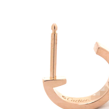 カルティエ Cartier ラブ LOVE フープピアス SM ミニラブ B8029000 ピンクゴールド K18PG ピアス 750 PG