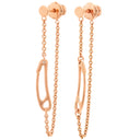 エルメス HERMES シェーヌダンクル ミニ パンク H217531B 00 ローズゴールド K18PG ピアス ピンクゴールド 750 18K