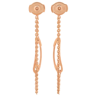 エルメス HERMES シェーヌダンクル ミニ パンク H217531B 00 ローズゴールド K18PG ピアス ピンクゴールド 750 18K