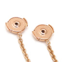 エルメス HERMES シェーヌダンクル ミニ パンク H217531B 00 ローズゴールド K18PG ピアス ピンクゴールド 750 18K