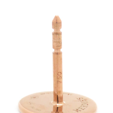 エルメス HERMES エクスリブリス TPM ピンクゴールド K18PG ピアス Au750 ローズゴールド