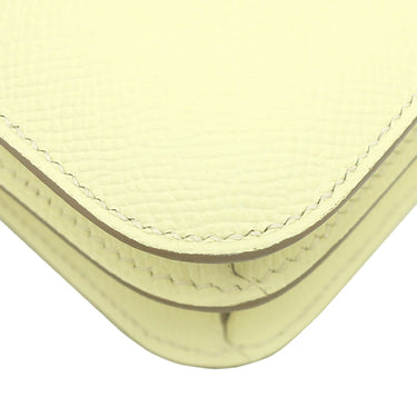 エルメス HERMES コンスタンス3 ミニ ミロワール ジョーヌミルトン ヴォーエプソン ショルダーバッグ シルバー金具 新品 未使用 黄色 新刻印