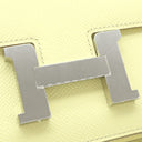 エルメス HERMES コンスタンス3 ミニ ミロワール ジョーヌミルトン ヴォーエプソン ショルダーバッグ シルバー金具 新品 未使用 黄色 新刻印
