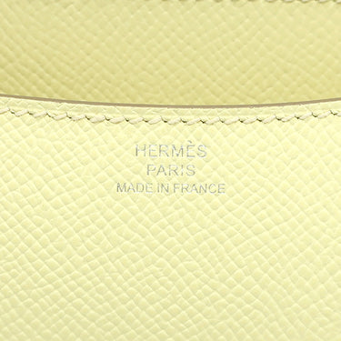 エルメス HERMES コンスタンス3 ミニ ミロワール ジョーヌミルトン ヴォーエプソン ショルダーバッグ シルバー金具 新品 未使用 黄色 新刻印