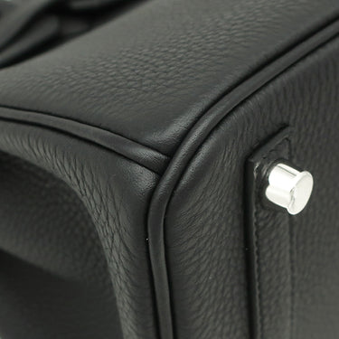 エルメス HERMES バーキン25 ブラック トゴ ハンドバッグ シルバー金具 新品 未使用 黒 新刻印