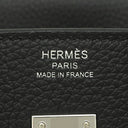エルメス HERMES バーキン25 ブラック トゴ ハンドバッグ シルバー金具 新品 未使用 黒 新刻印
