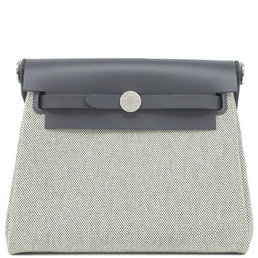 エルメス HERMES エールバッグジップ ミニ 20  アルドワーズ×エクリュ トワルミリタリー ヴァッシュハンター ショルダーバッグ シルバー金具 新品 未使用 トワルミリテール