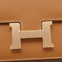 エルメス HERMES コンスタンス3 ミニ ミロワール ゴールド ヴォーエプソン ショルダーバッグ ローズゴールド金具 新品 未使用 茶 新刻印 PG RG