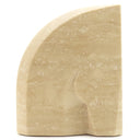 エルメス HERMES アルザン ブックエンド ベージュ 天然石 オブジェ 大理石 トラバーチン