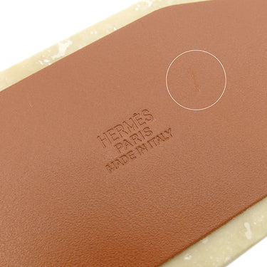 エルメス HERMES アルザン ブックエンド ベージュ 天然石 オブジェ 大理石 トラバーチン