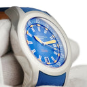 腕時計 クエルボ・イ・ソブリノス CUERVO Y SOBRINOS ロブスト ブセアドール 2806-1BA 自動巻き メンズ ブルー デイト ダイバーズ 200m防水