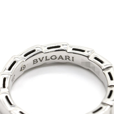 ブルガリ BVLGARI セルペンティ ヴァイパー ホワイトゴールド K18WG #49(JP9) リング 指輪 750AU 18金 9号