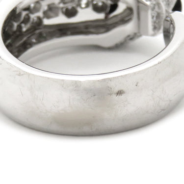 カルティエ Cartier パンテール ドゥ カルティエ N4224900 ホワイトゴールド K18WG ダイヤモンド エメラルド オニキス #53(JP13) リング 指輪 セミパヴェ パンサー 750 18K 12.5号