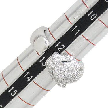 カルティエ Cartier パンテール ドゥ カルティエ N4224900 ホワイトゴールド K18WG ダイヤモンド エメラルド オニキス #53(JP13) リング 指輪 セミパヴェ パンサー 750 18K 12.5号