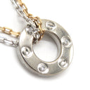カルティエ Cartier ラブ ネックレス 6Pダイヤ B7224528 ピンクゴールドＸホワイトゴールド K18PG K18WG ダイヤモンド ネックレス 750PG WG ダブルチェーン